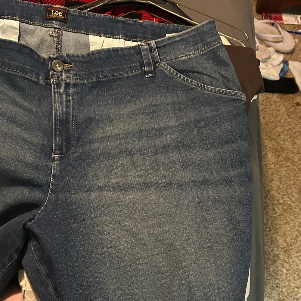 Lee Women's Blue Denim Shorts
